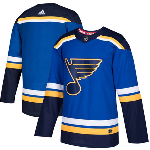 Adidas St.Louis Blues Blank Blue Home Authentic Stitched Youth NHL Jersey